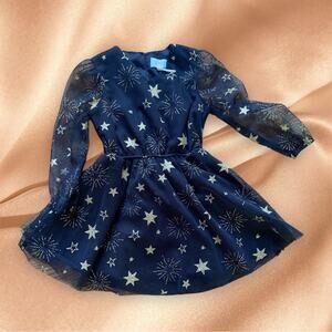 BCBGirls Black and Gold Star Dress 2T